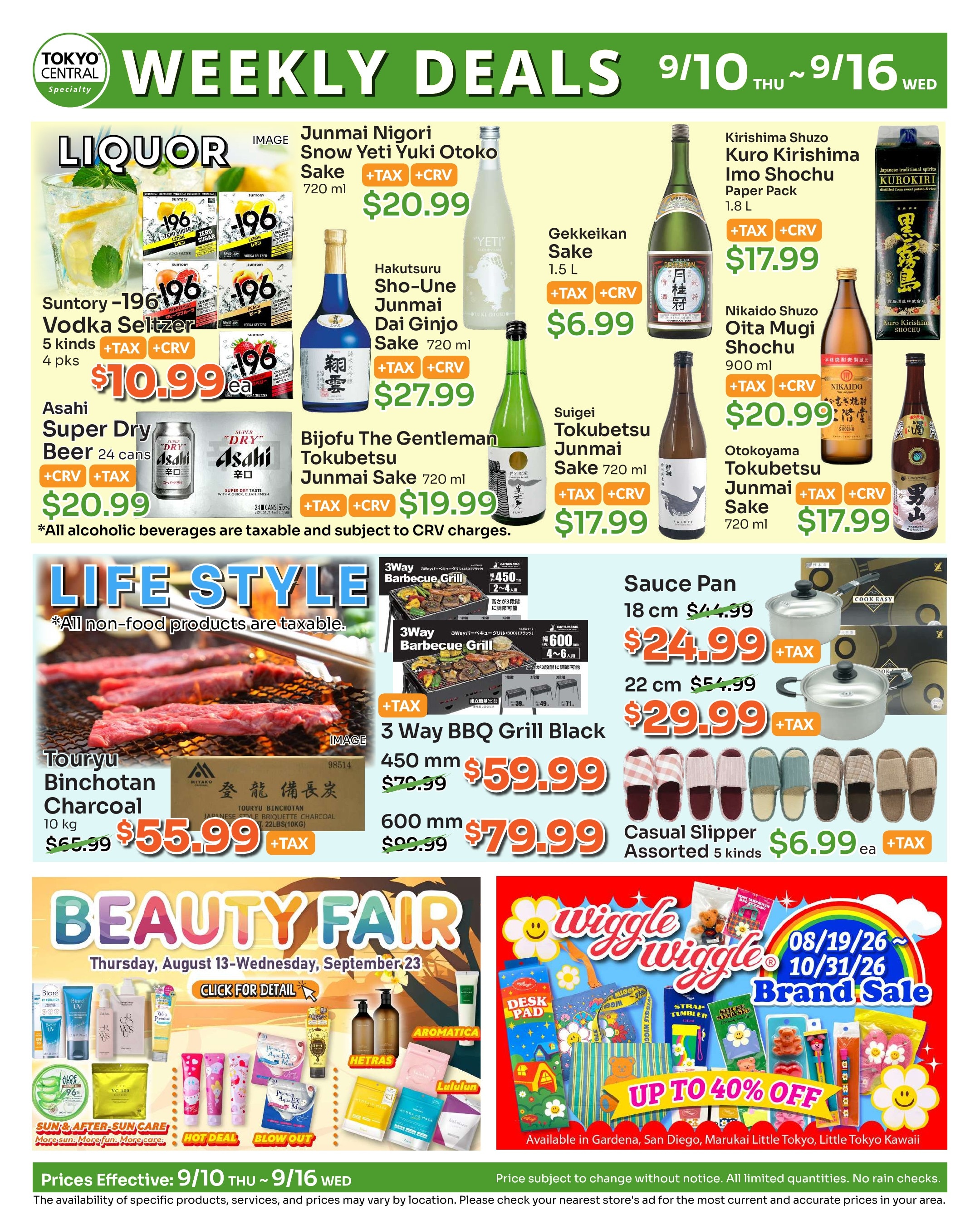 Tokyo Central and Marukai weekly ad page 5