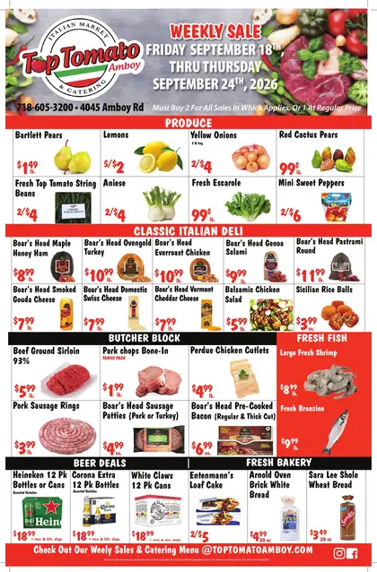 Top Tomato Amboy Weekly Ad