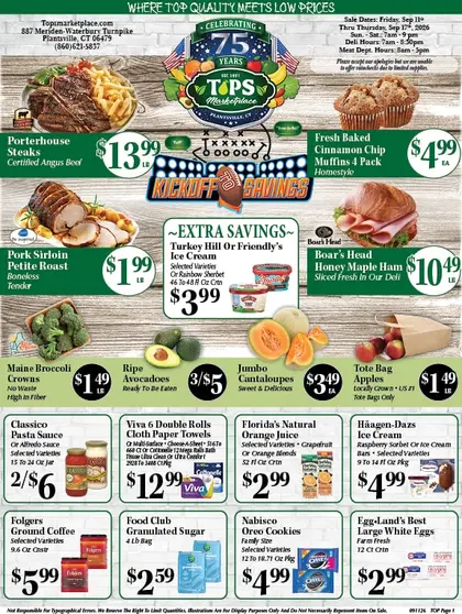 Tops Marketplace Weekly Ad