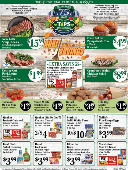 Tops Marketplace Weekly Ad