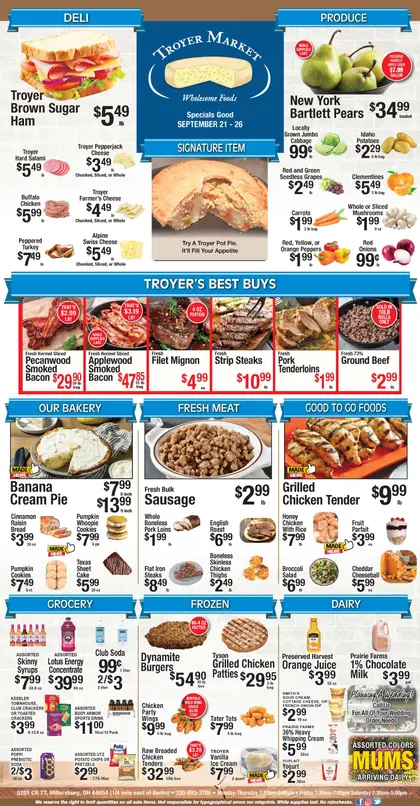 Troyer Country Market Weekly Ad
