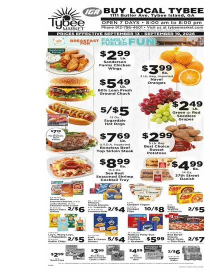 Tybee Market Weekly Ad