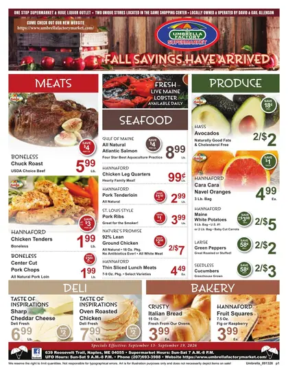 Umbrella Factory Supermarket Weekly Ad