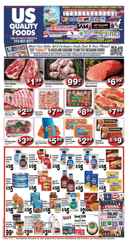 US Quality Foods Weekly Ad
