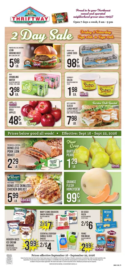 Vashon Thriftway Weekly Ad