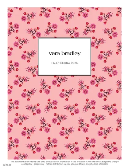 Vera Bradley Fall and Winter Catalog Weekly Ad