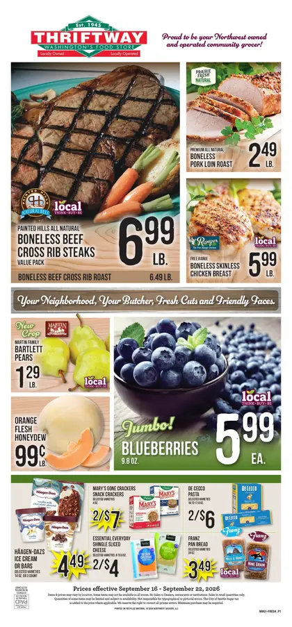 Ballinger Thriftway Weekly Ad