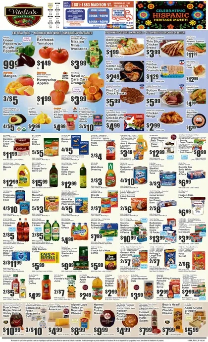 Vitelio's Marketplace Key Food Weekly Circular