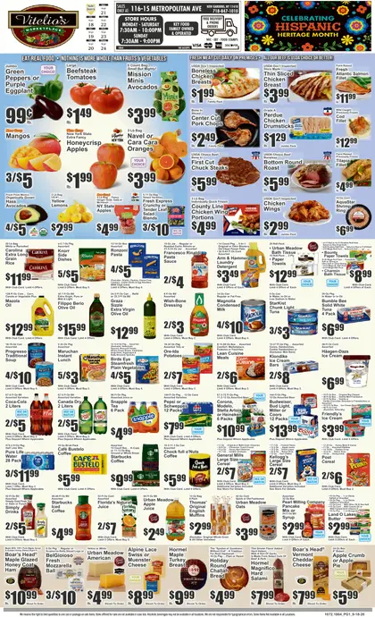 Vitelio's Marketplace Key Food Weekly Circular