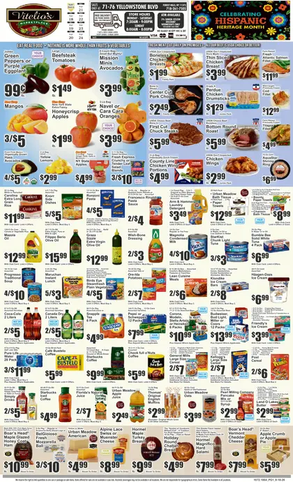 Vitelio's Marketplace Key Food Weekly Circular