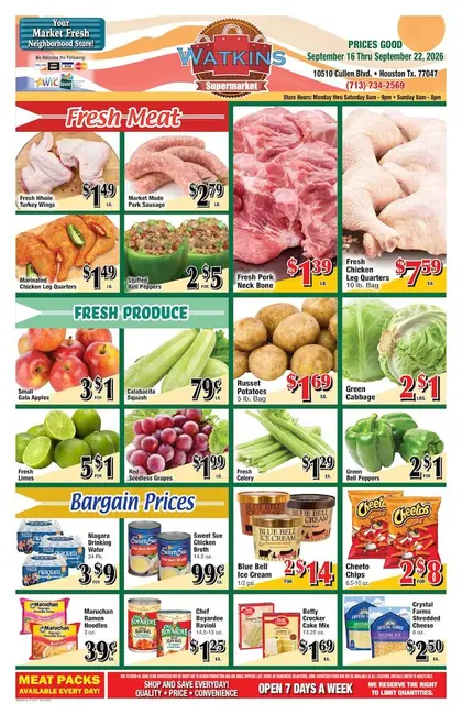 Watkins Supermarket Weekly Ad