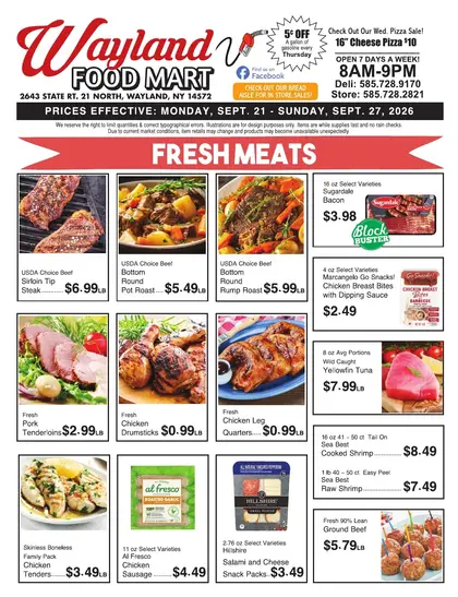 Wayland Food Mart Weekly Ad