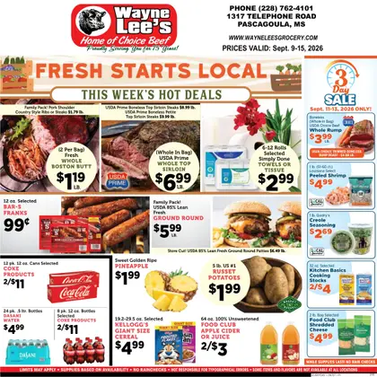 Wayne Lee's Grocery & Market Weekly Ad