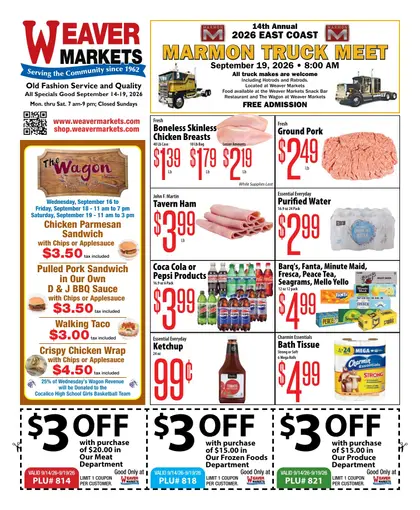 Weaver Markets Weekly Ad