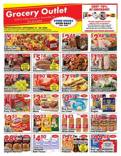 Wesselman's Grocery Outlet Weekly Ad