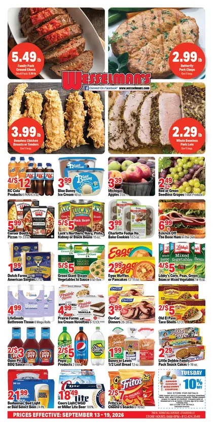 Wesselman's Weekly Ad