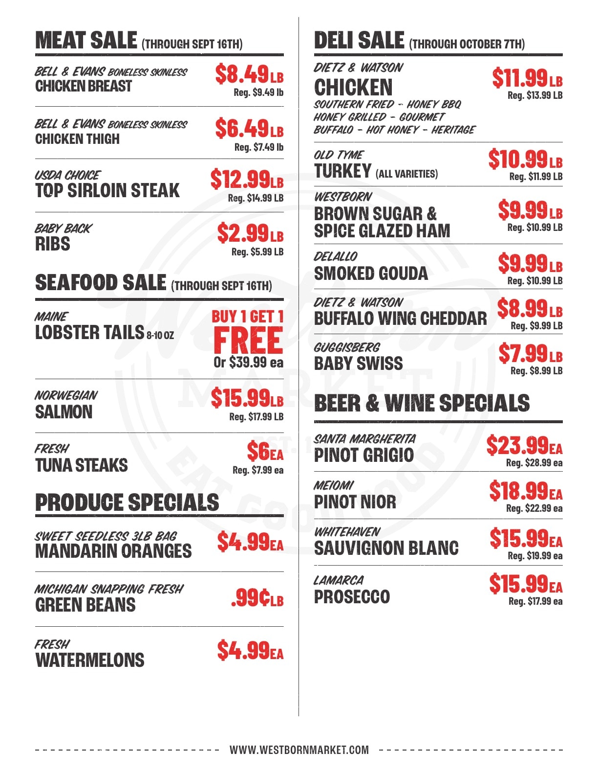 Westborn Market weekly ad page 2