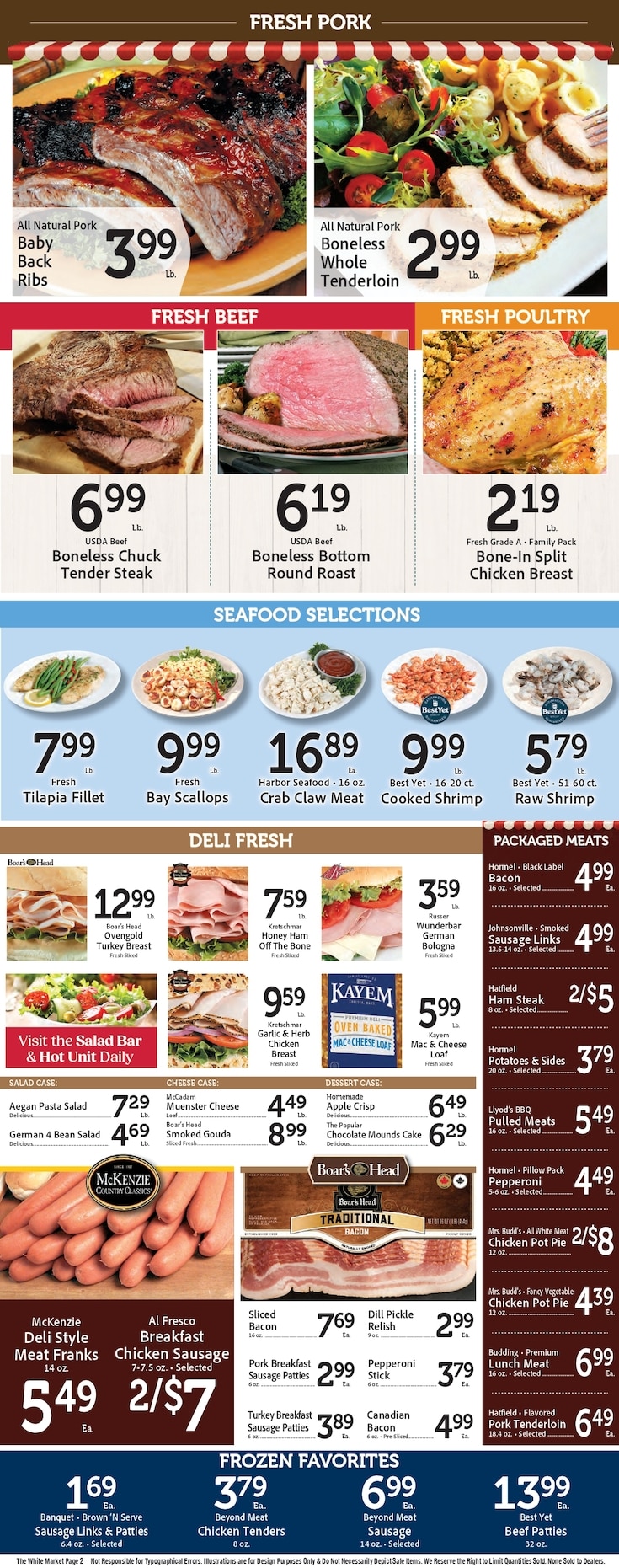 The White Market weekly ad page 2