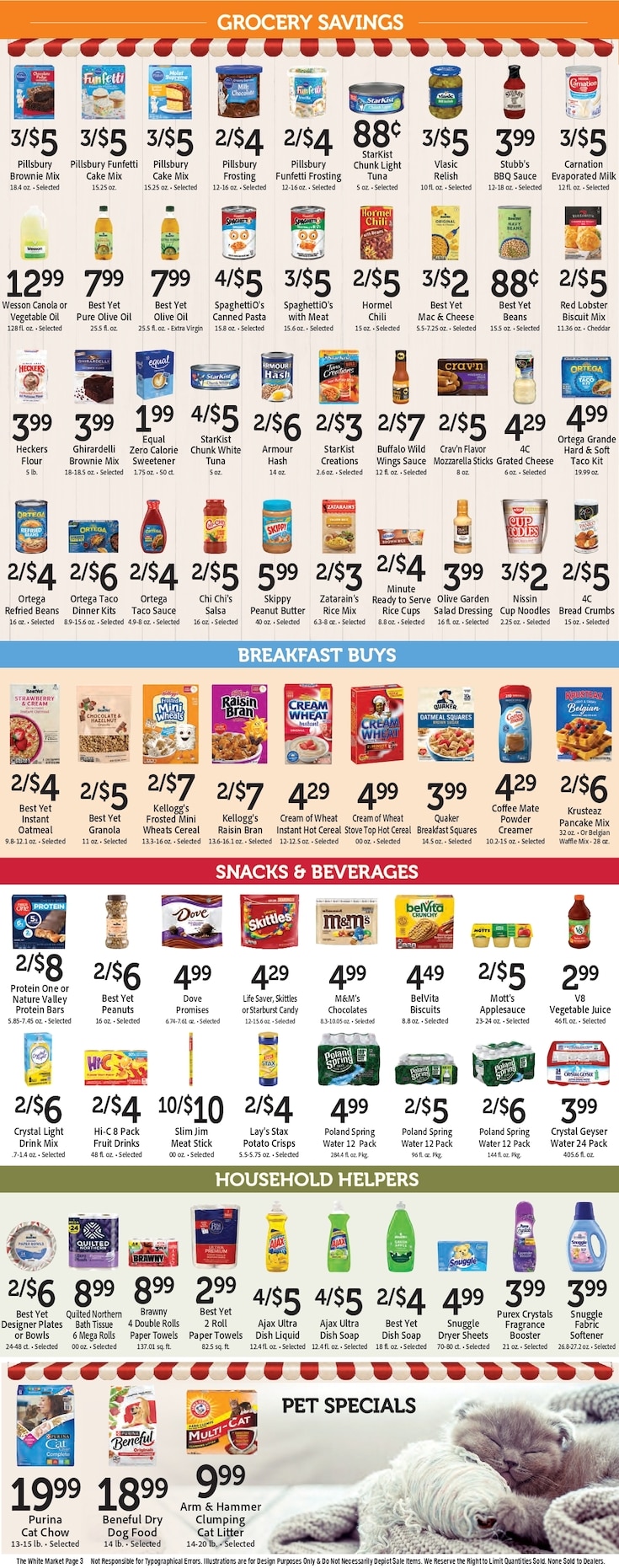 The White Market weekly ad page 3