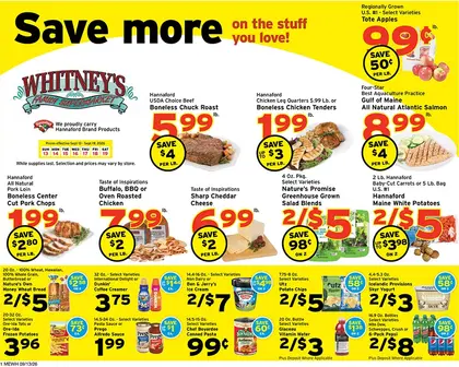 Whitney's Family Supermarket Weekly Ad