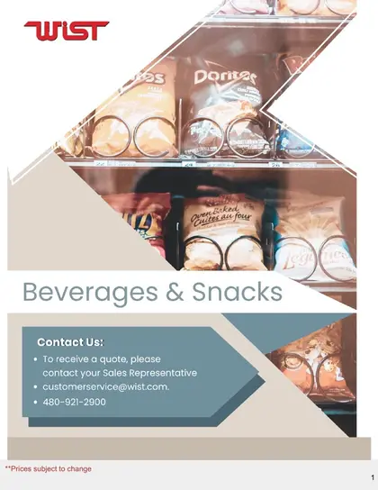 Wist Business Supplies & Equipment Beverages and Snacks Catalog Weekly Ad